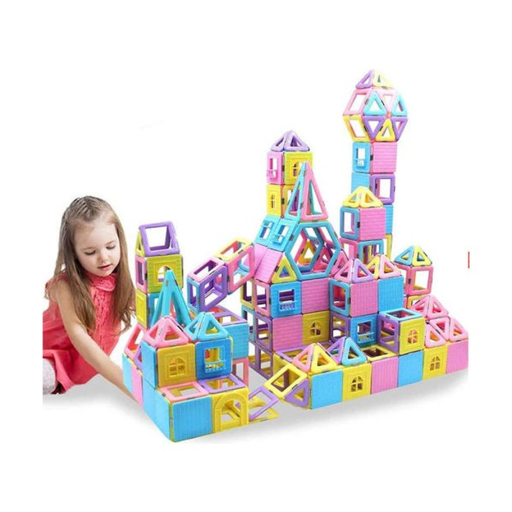 Çocuklar Için 3D Manyetik Bloklar, Eğitici Oyuncaklar (80 Adet)(Yurt Dışından) - Renkli Bebek Oyuncakları Fiyatı