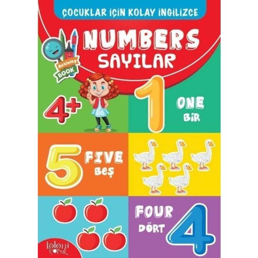 Çocuklar Için Kolay Ingilizce - Numbers Sayılar - Hatice Nurbanu Karaca Akademik Fiyatı