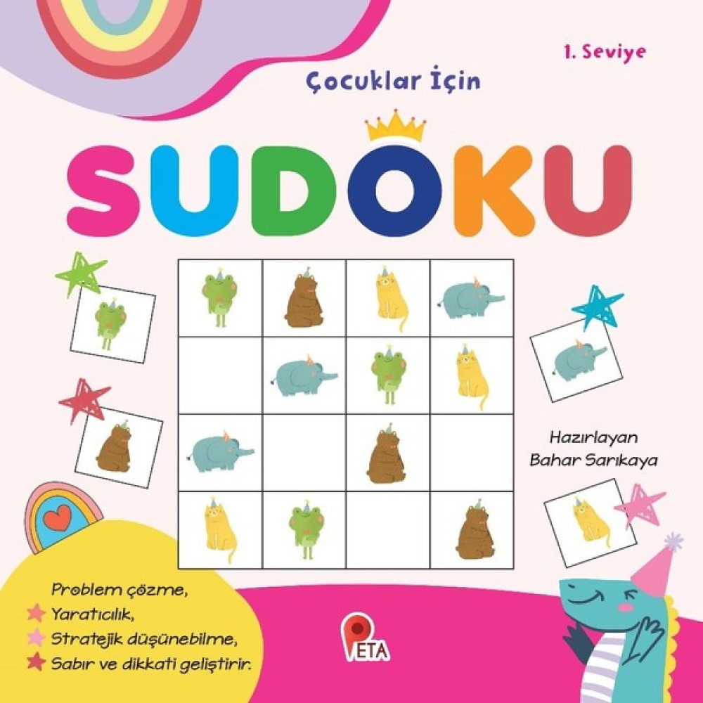 Çocuklar İçin Sudoku 1. Seviye - Bahar Sarıkaya Aktivite & Eğitici Kitaplar Fiyatı