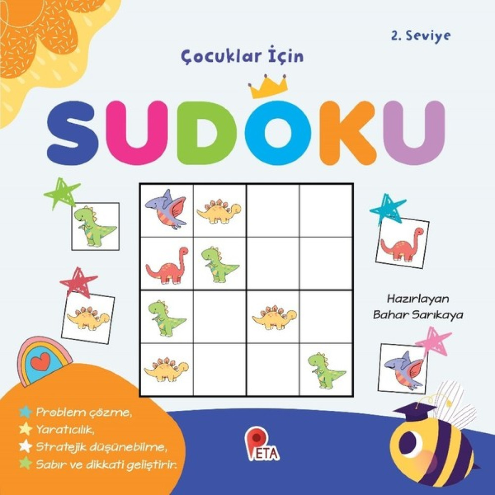 Çocuklar İçin Sudoku 2. Seviye - Bahar Sarıkaya Aktivite & Eğitici Kitaplar Fiyatı