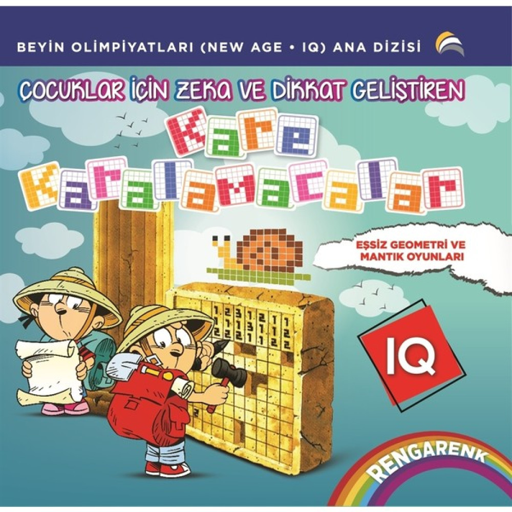 Çocuklar Için Zeka ve Dikkat Geliştiren Kare Karalamacalar - Bahar Çelik Çocuk ve Gençlik Fiyatı