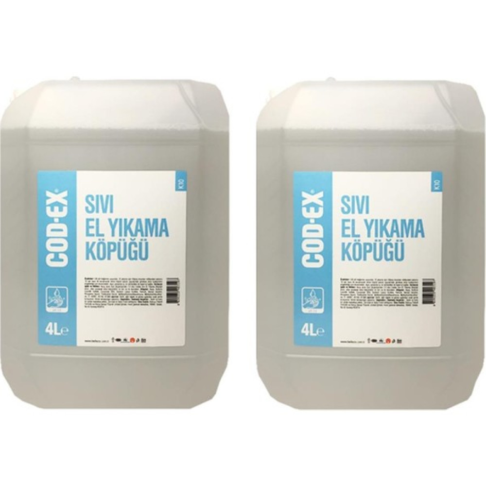 Cod-Ex Sıvı El Köpüğü 4 lt x 2 Adet El Bakımı Fiyatı