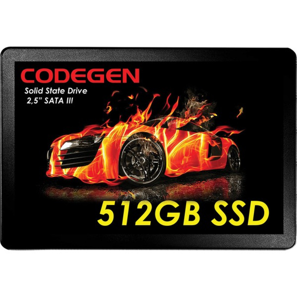 Codegen 512GB 500MB-450MB/S 2.5" Sata 3 SSD (CDG-512GB-SSD25) SSD / Solid State Drive Fiyatı