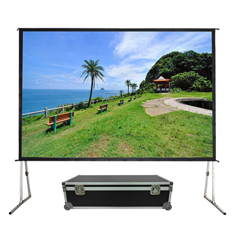 Codegen Ff-40 400x300 CM Katlanabilir Taşınabilir Alüminyum Çerçeveli Fast Fold Projeksiyon Perdesi Projeksiyon Perdesi Fiyatı