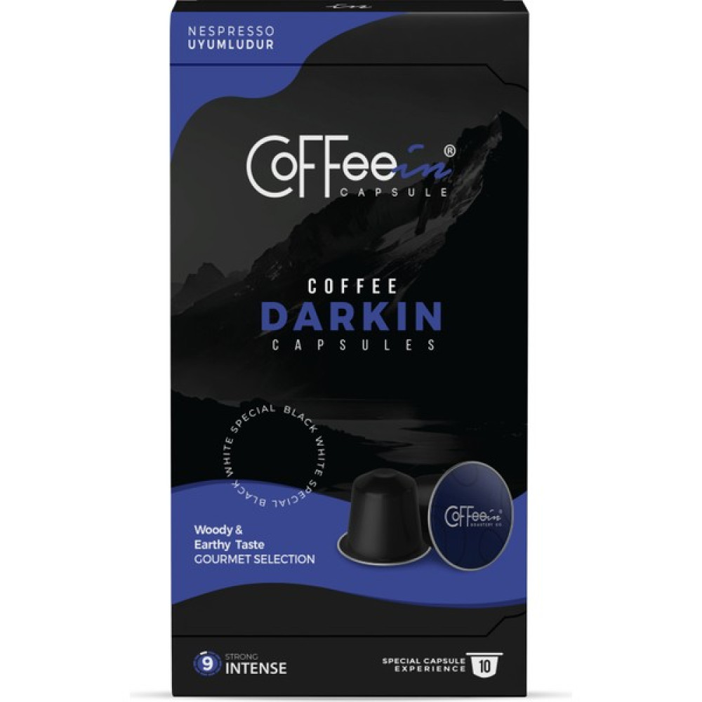 Coffee Darkin Lungo Aluminium Nespresso Kapsül Kahve 10'lu (Nespresso Uyumlu) %100 Arabica Diğer Fiyatı