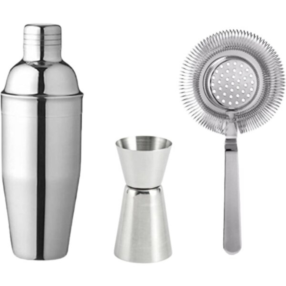 Coffeein 3'lü Avantajlı Shaker Jigger ve Mojito Ezici Set Mutfak Gereçleri Fiyatı