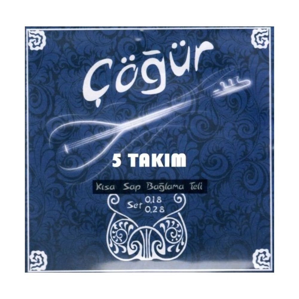 Çöğür 5 Takım Çöğür Kısa Sap Saz Bağlama Teli + 5 Mızrap Müzik Aleti Aksesuarları Fiyatı