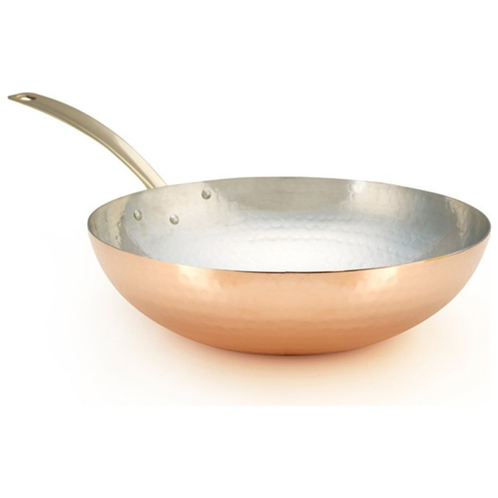 Coho Elegant Bakır Dövme Wok Tava 28 cm Tavalar Fiyatı