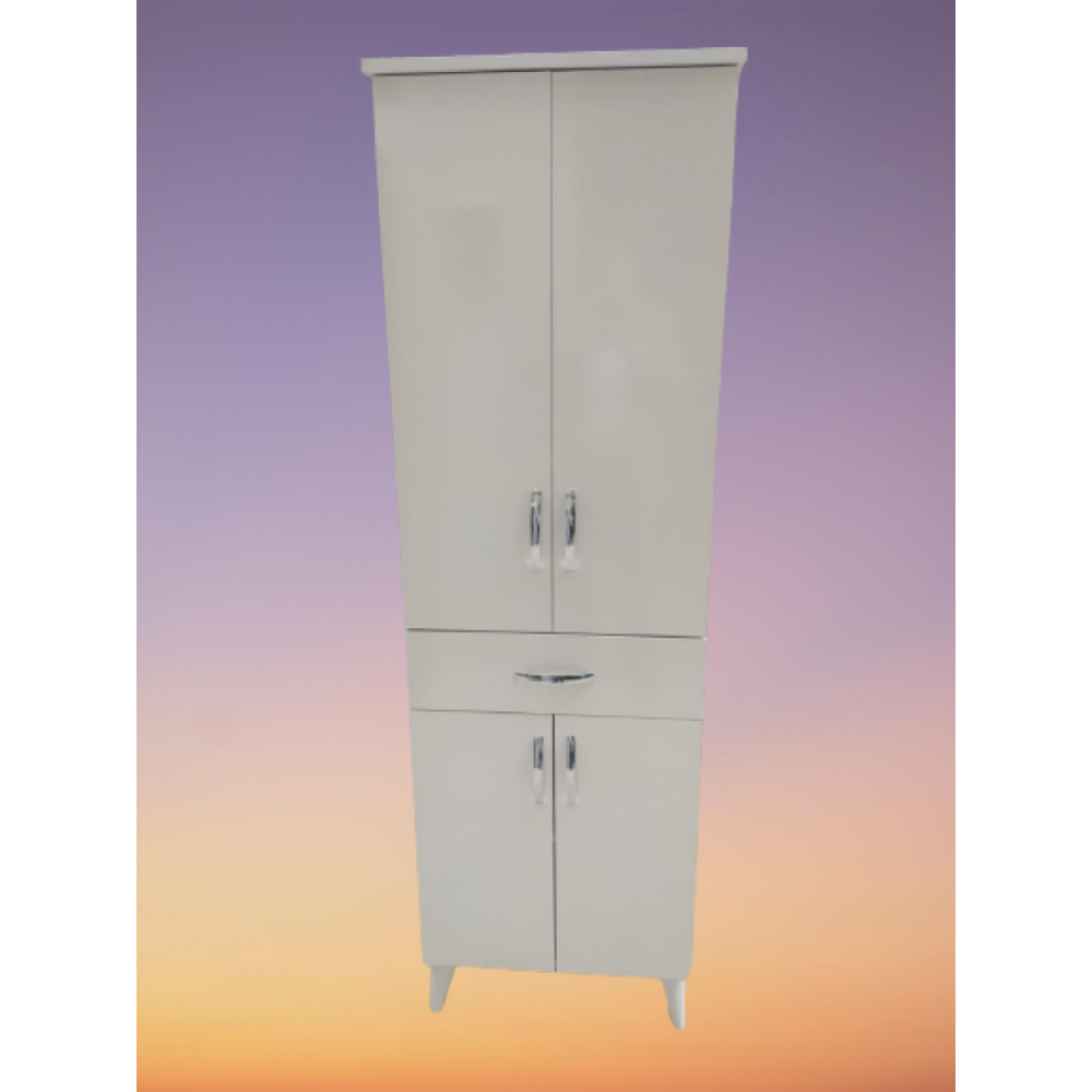 Çok Amaçlı 18180 Dolap Beyaz Model Hard Parlak Suntalem 180 Demonte 4Raf El Yapım Gardrop & Dolap Fiyatı
