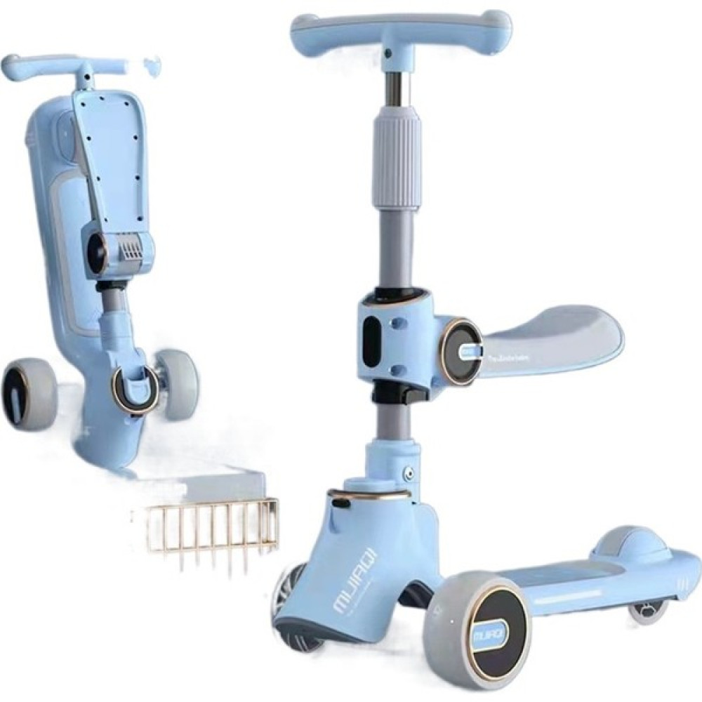 Çok Fonksiyonlu Katlanabilir Çocuk Scooter'ı (Yurt Dışından) - Açık Mavi Açık Hava, Deniz ve Spor Oyuncakları Fiyatı