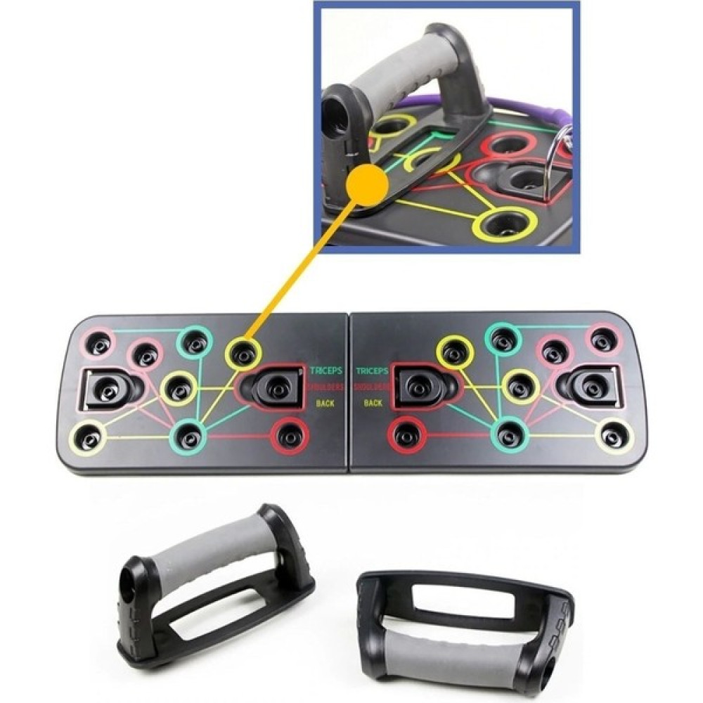 Çok Fonksiyonlu Katlanabilir Şınav Tahtası Platformu Fitness Spor Kondisyon Sağlama Aleti 8X19X32 cm Kondisyon Aletleri Fiyatı