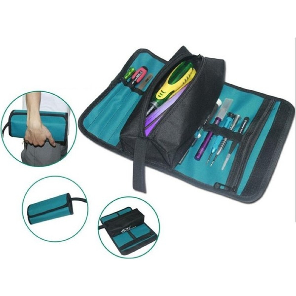 Çok Fonksiyonlu Oxford Kumaş Büyük Tamir Kiti Elektrikçi Çantası Taşınabilir Donanım El Makarası Alet Çantası (Yurt Dışından) - Mavi Alet Çantası & Dolabı Fiyatı
