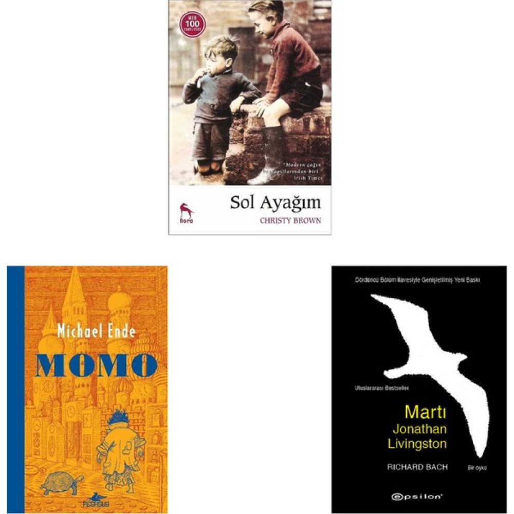 Çok Satan Setler (Momo-Sol Ayağım-Martı) Çocuk Roman Fiyatı