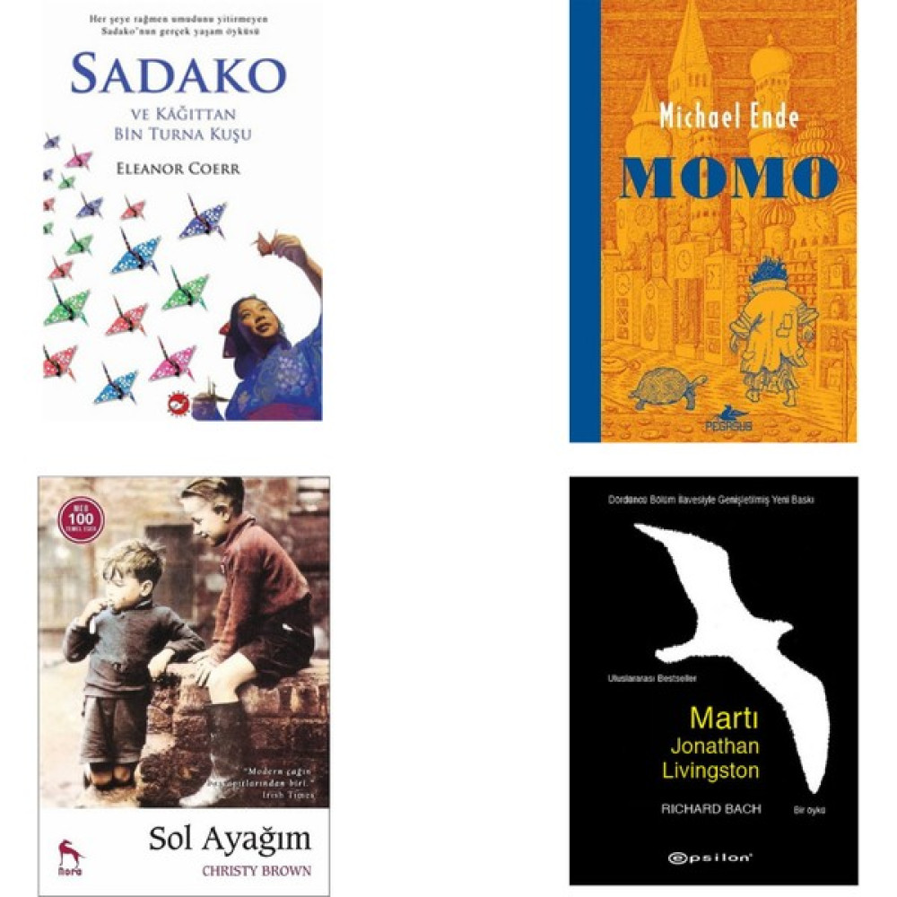 Çok Satan Setler (Sadako- Momo-Sol Ayağım-Martı) Çocuk Roman Fiyatı