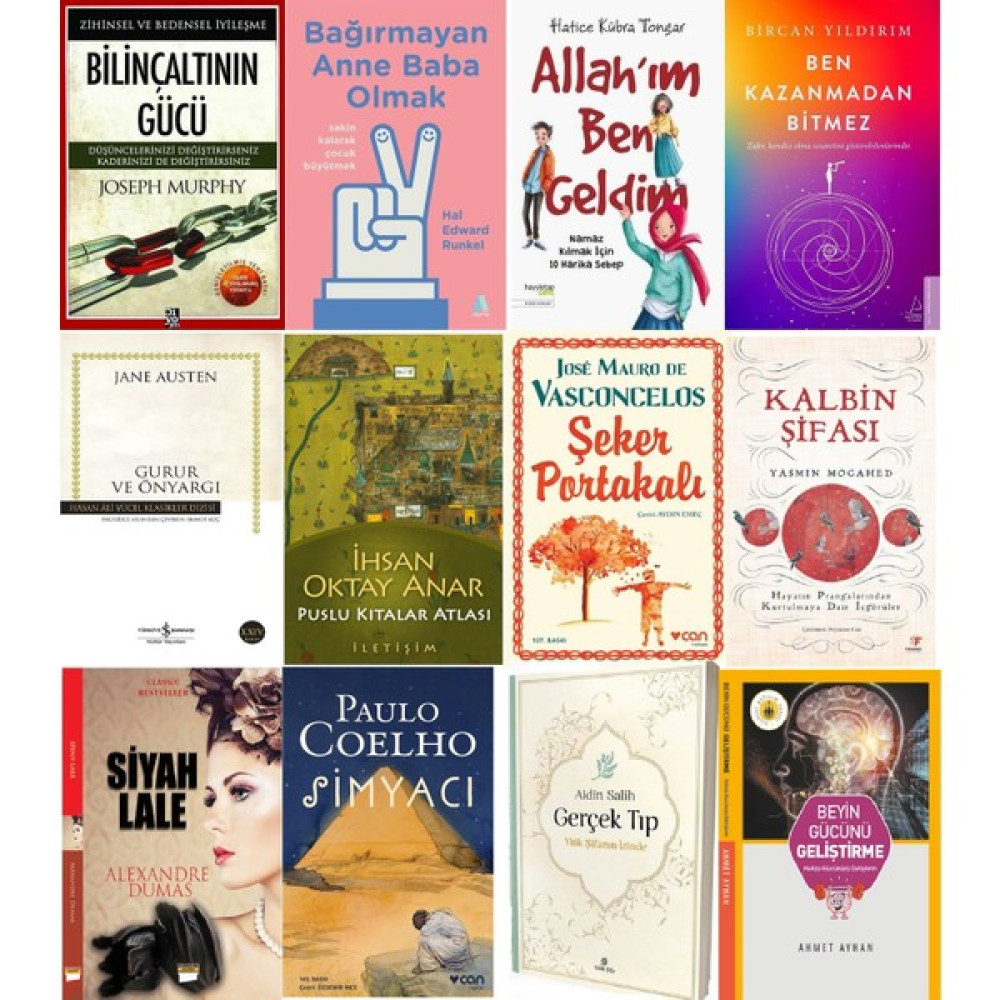 Çok Satanlar Kitap Seti (Gerçek Tıp, Bilinçaltının Gücü, Bağırmayan Anne Baba Olmak, +9 Kitap) Edebiyat Fiyatı