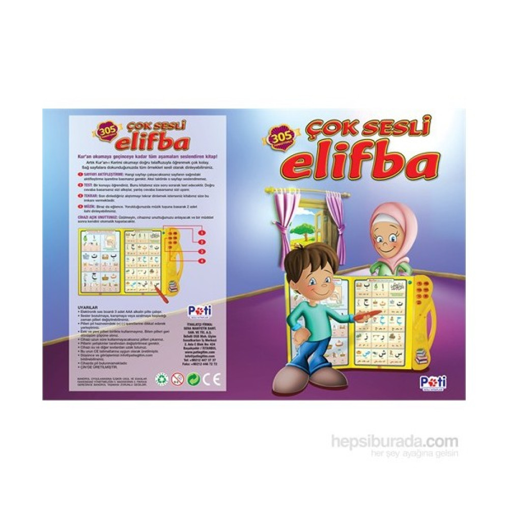 Çok Sesli Elifba-Kolektif Okul Öncesi Eğitici & Öğretici Kitaplar Fiyatı