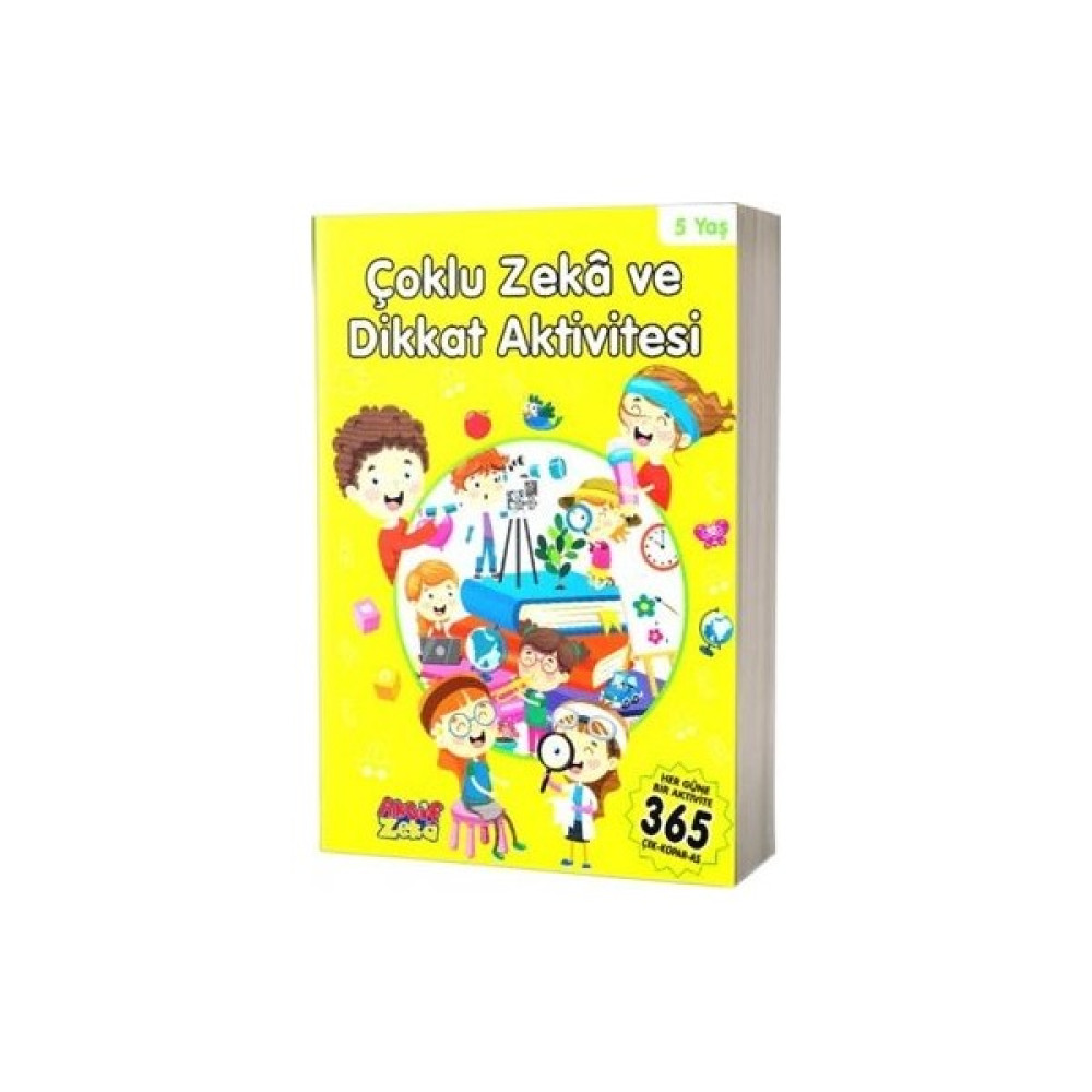 Çoklu Zeka ve Dikkat Aktivitesi 5 Yaş - Sarı Kitap Zeka Geliştirici Kitaplar Fiyatı