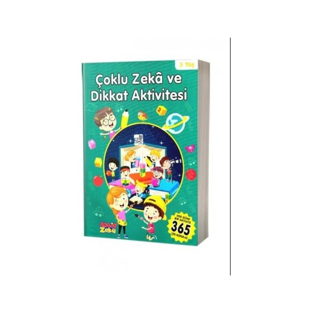 Çoklu Zeka ve Dikkat Aktivitesi 5 Yaş - Yeşil Kitap Zeka Geliştirici Kitaplar Fiyatı