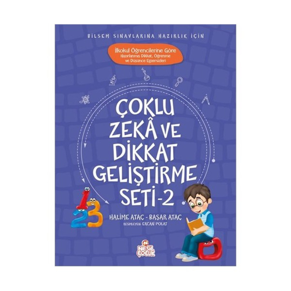 Çoklu Zeka Ve Dikkat Geliştirme 2 - Başar Ataç Zihinsel Gelişim Kitapları Fiyatı