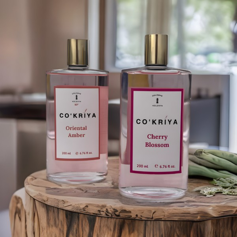 Co'kriya Oriental Amber ve Japon Kiraz Çiçeği Kolonyası 2'li 200 ml ve 200 ml Oto Boyaları Fiyatı