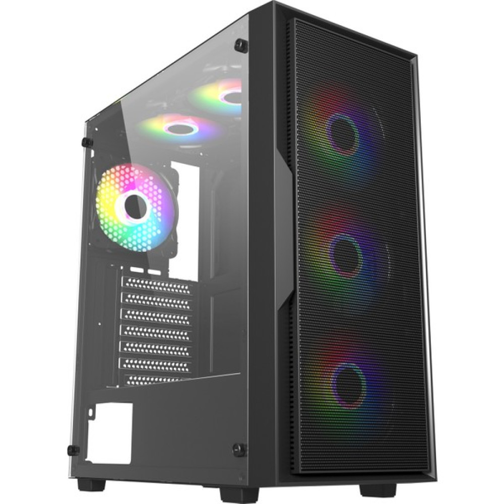 Cold Power F-Air Tamperli Cam Mesh Ön Panel 6 x Rainbow Fan Psu Yok Atx Bilgisayar Kasası PC Kasaları Fiyatı