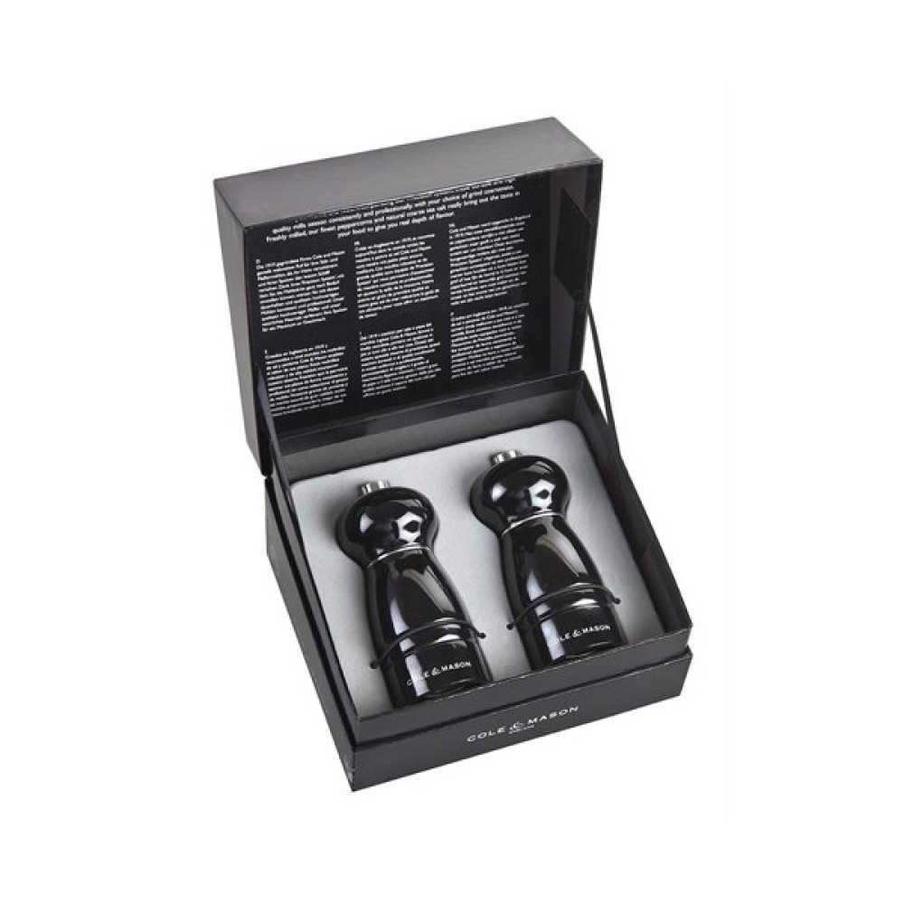 Cole & Mason H477581 Windsor Black 120Mm Tuz&Biber Değirmeni Seti Baharat Setleri & Baharatlıklar Fiyatı