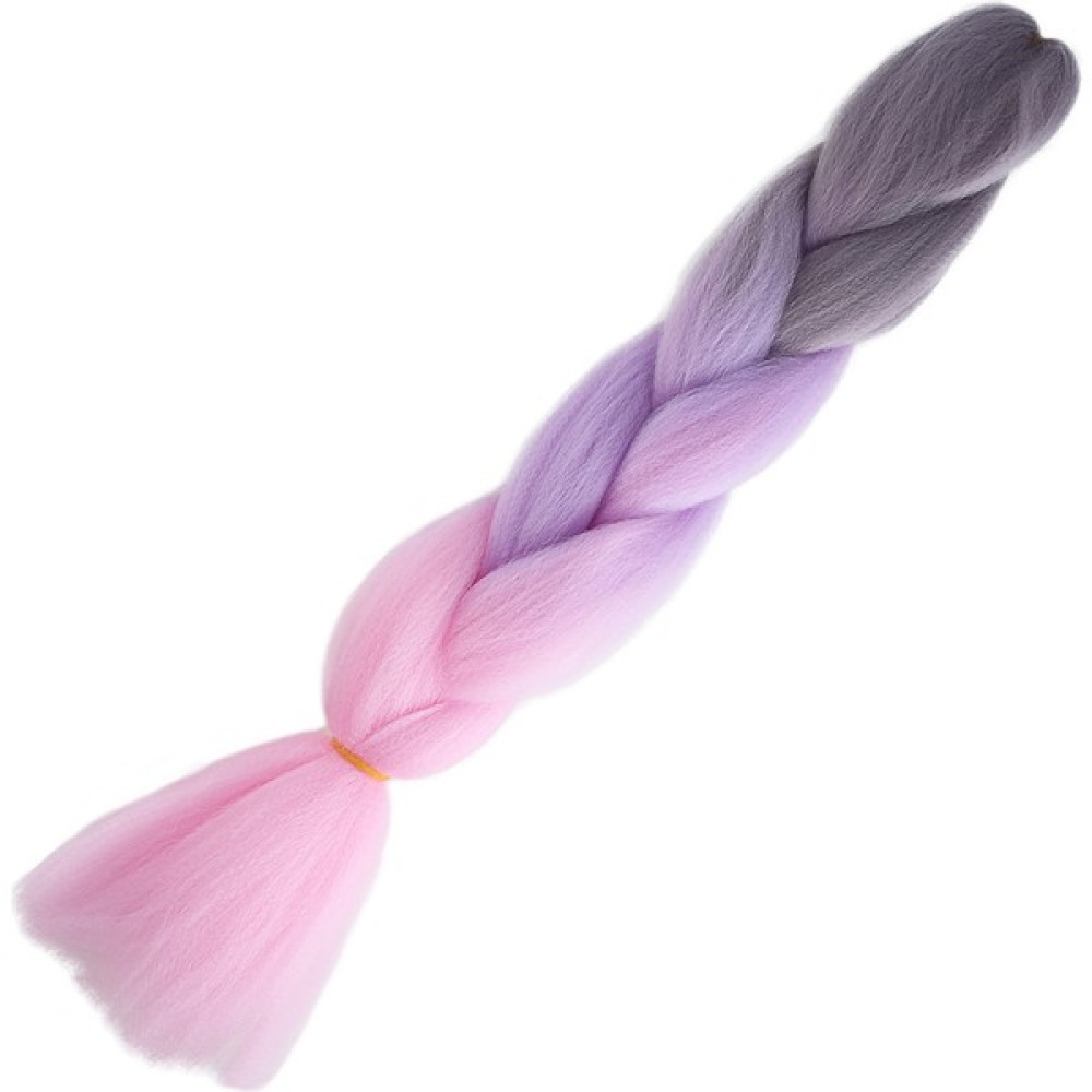 Colezium Afrika Örgülük Ombreli Sentetik Saç 100 Gr. - Soft Gri - Lila - Pembe Saç Bakımı Fiyatı
