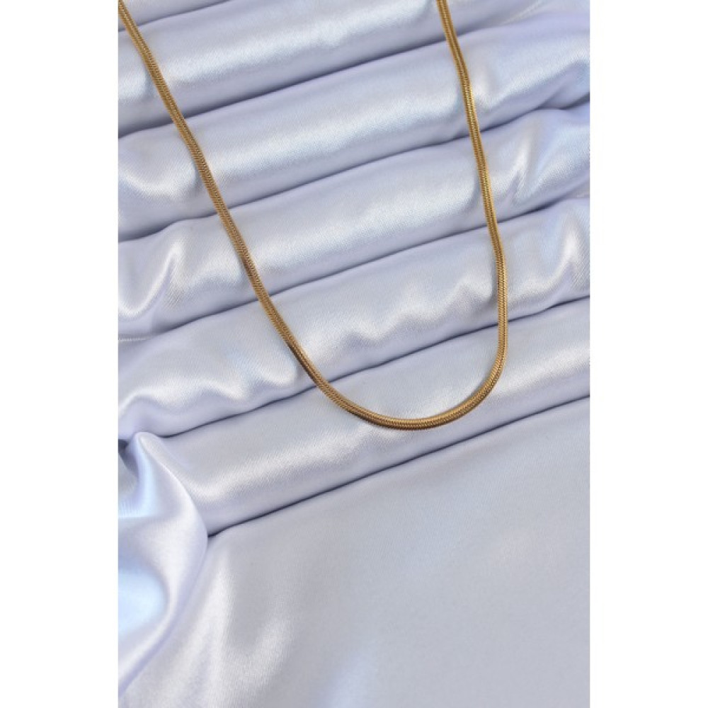 Colezium CLZ741 - 316L Çelik Gold İnce Italyan Zincir Model 45 cm Kadın Kolye Gümüş Kolye Fiyatı