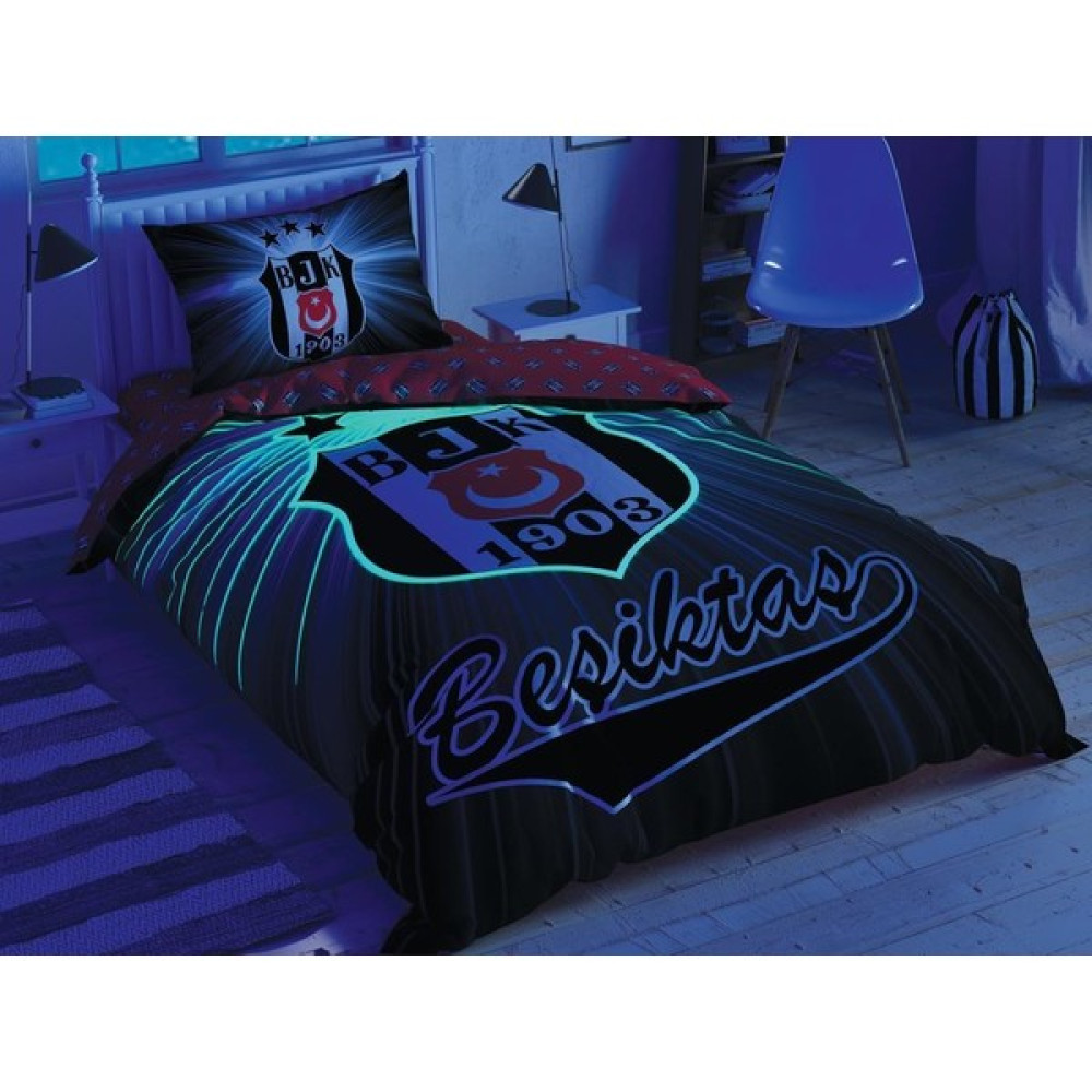 Colezium Light Glow Parlayan Tek Kişilik Nevresim Takımı - 100 x 180 cm - Renkli Nevresim Takımı Fiyatı