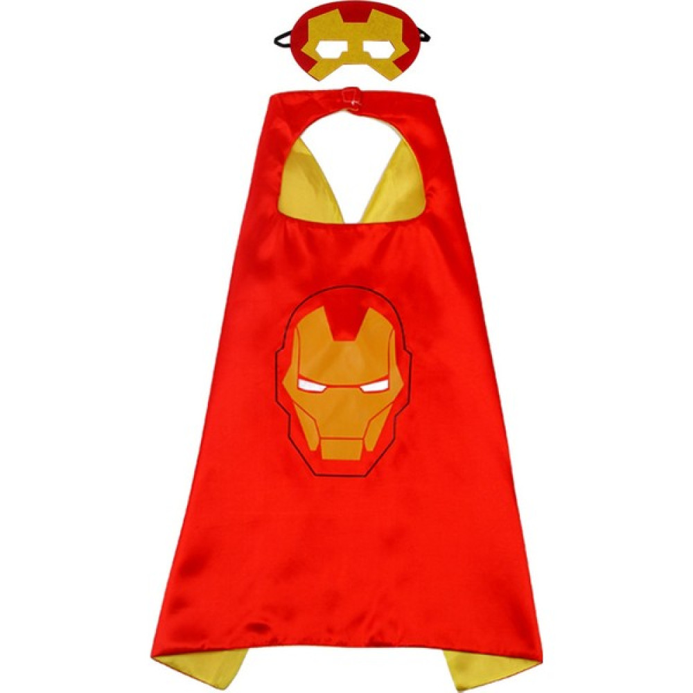Colezium3 CLZ192 Demir Adam Iron Man Avengers Pelerin + Maske Kostüm Seti 70X70 cm (4172) Oyuncak Fiyatı