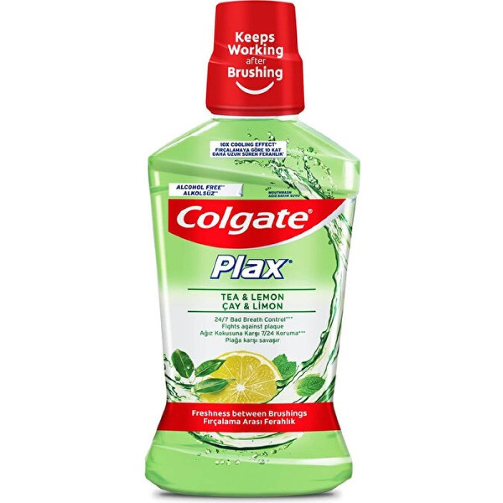 Colgate Ağız Bakım Suyu Plax - Çay & limon - 500 ml Oto Boyaları Fiyatı