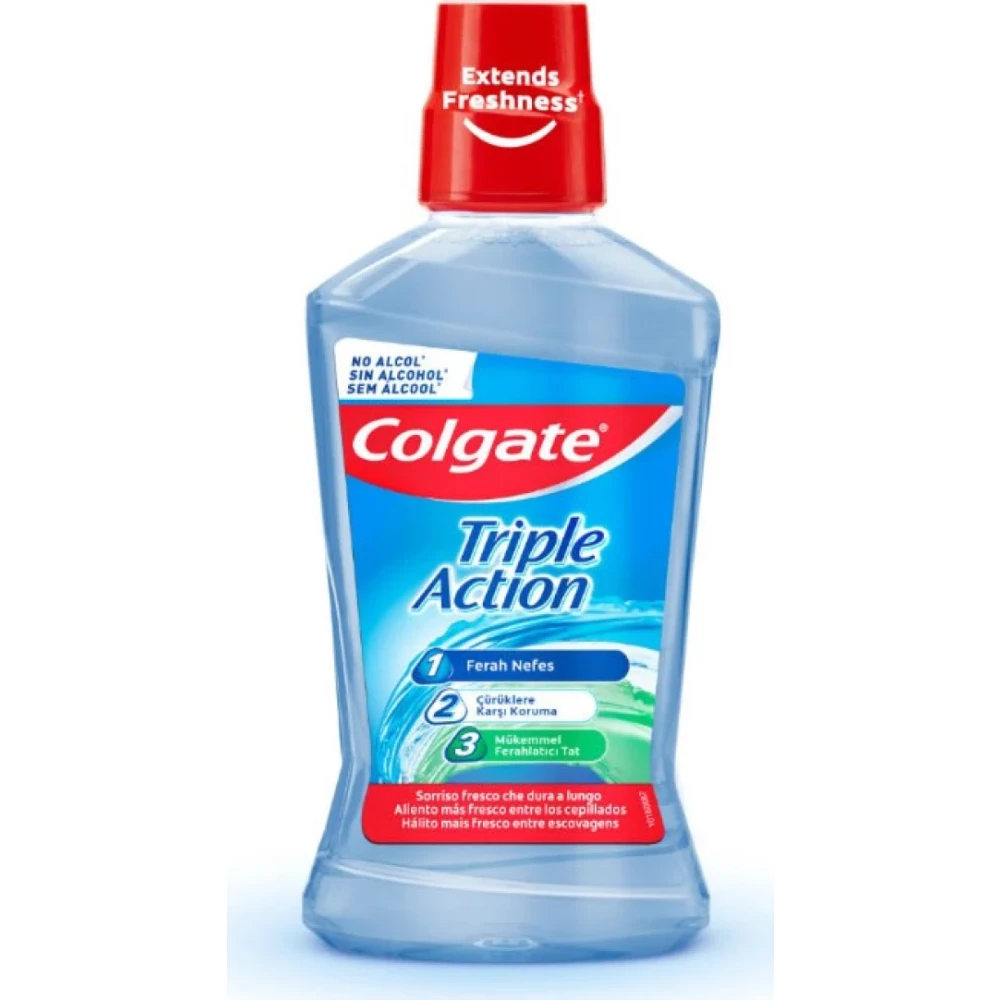 Colgate Ağız Bakım Suyu Üçlü Etki 500 Ml X 3 Adet Ağız Gargara ve Spreyi Fiyatı