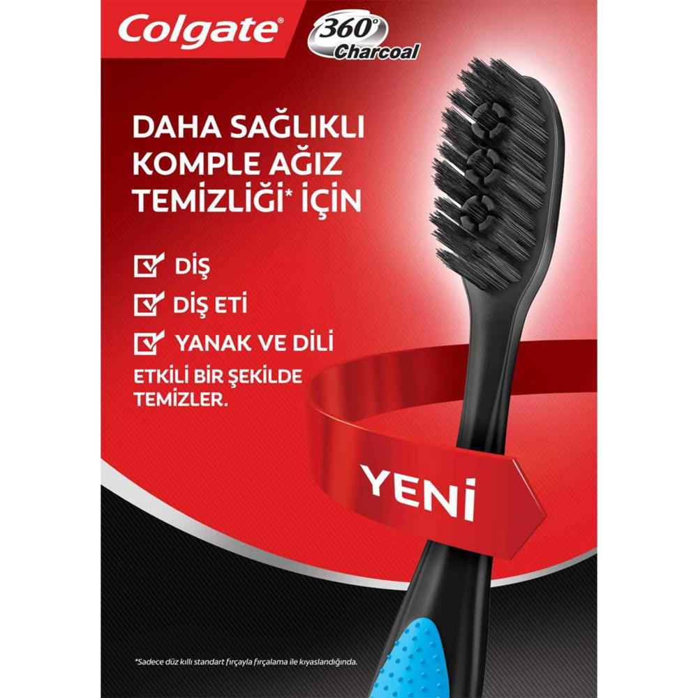 Colgate Diş Fırçası 360 Black Medium