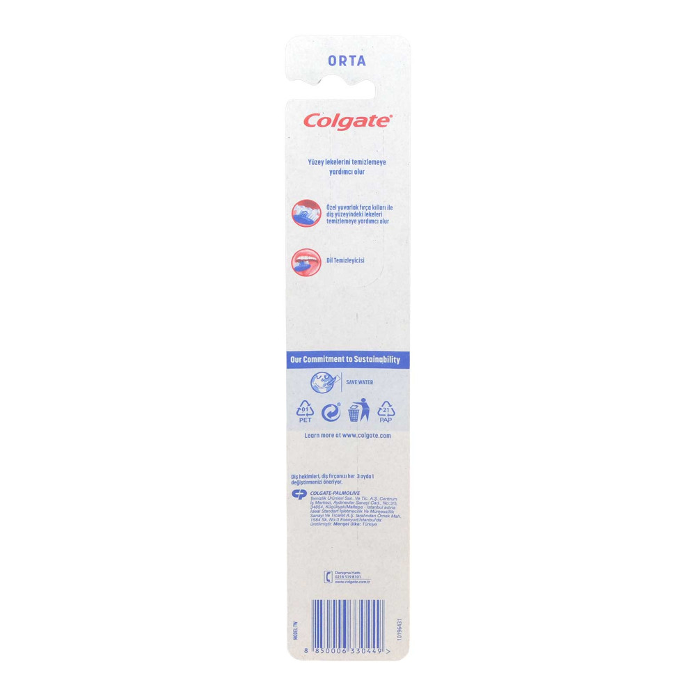 Colgate Diş Fırçası Premier Clean Orta