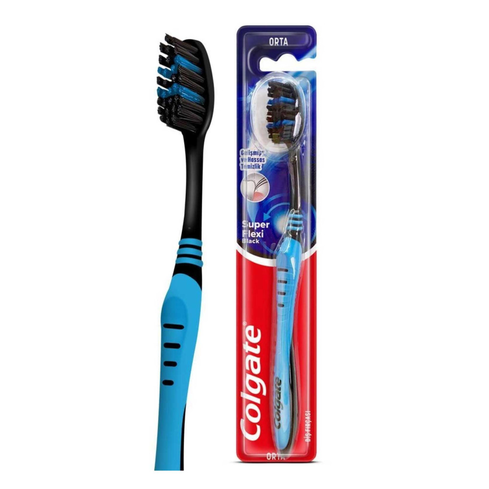 Colgate Diş Fırçası Süper Flexi Black Orta