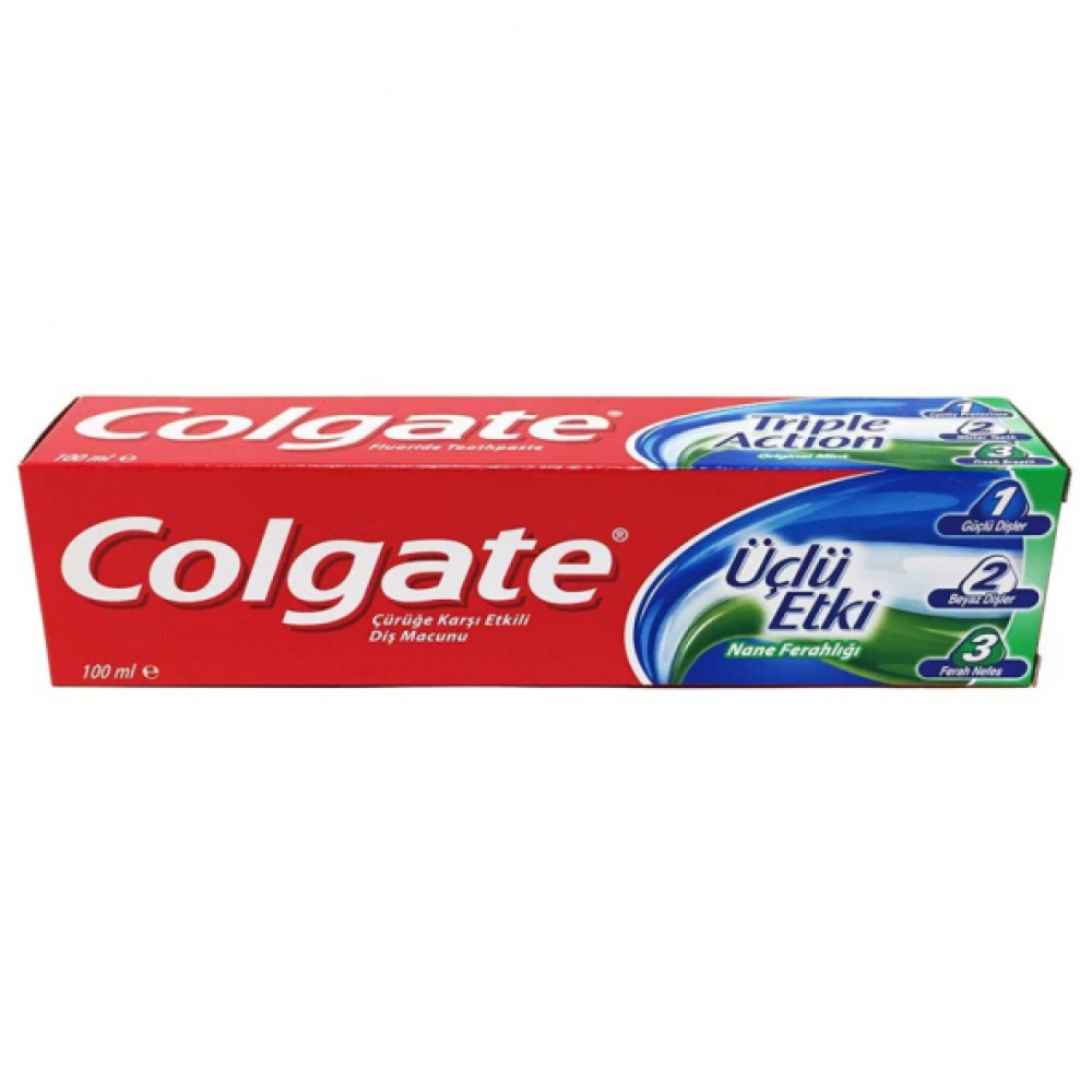 Colgate Diş Macunu 100Ml Üçlü Etki X 12 Adet Diş Beyazlatıcılar Fiyatı
