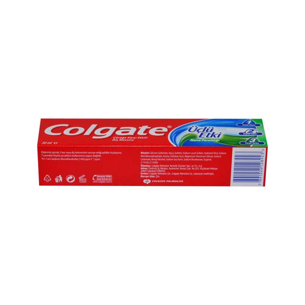 Colgate Diş Macunu 50 ml Üçlü Etki