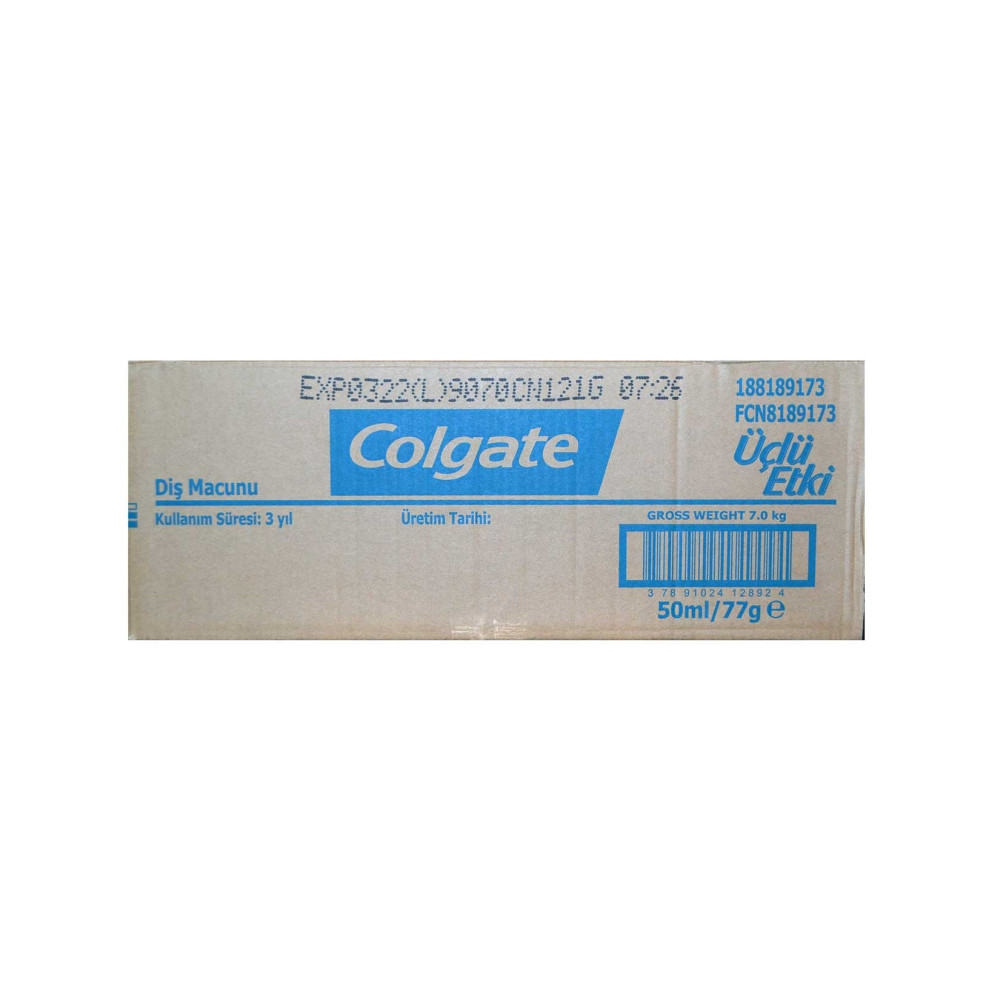 Colgate Diş Macunu 50 ml Üçlü Etki