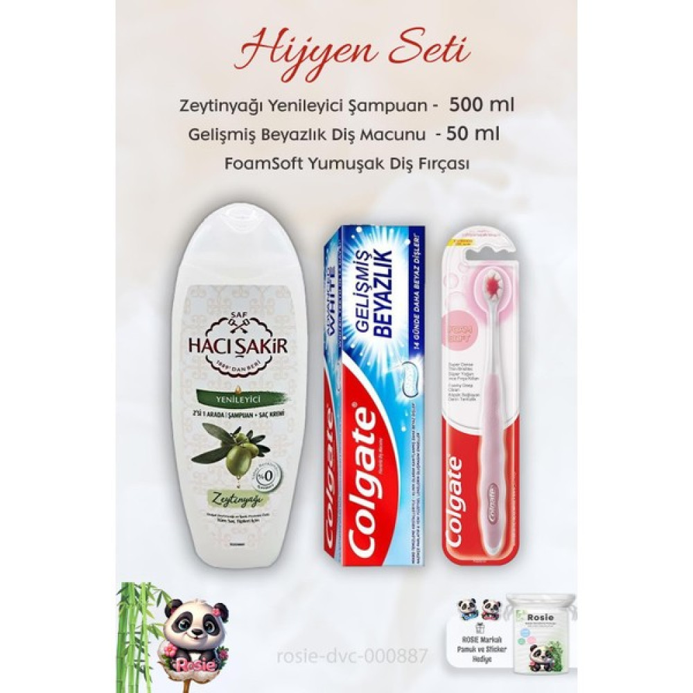 Colgate Diş Macunu Gelişmiş Beyazlık 50 Ml, Foamsoft Diş Fırçası, H. Şakir Zeytinyağlı Şampuan 500 Ml Oto Boyaları Fiyatı