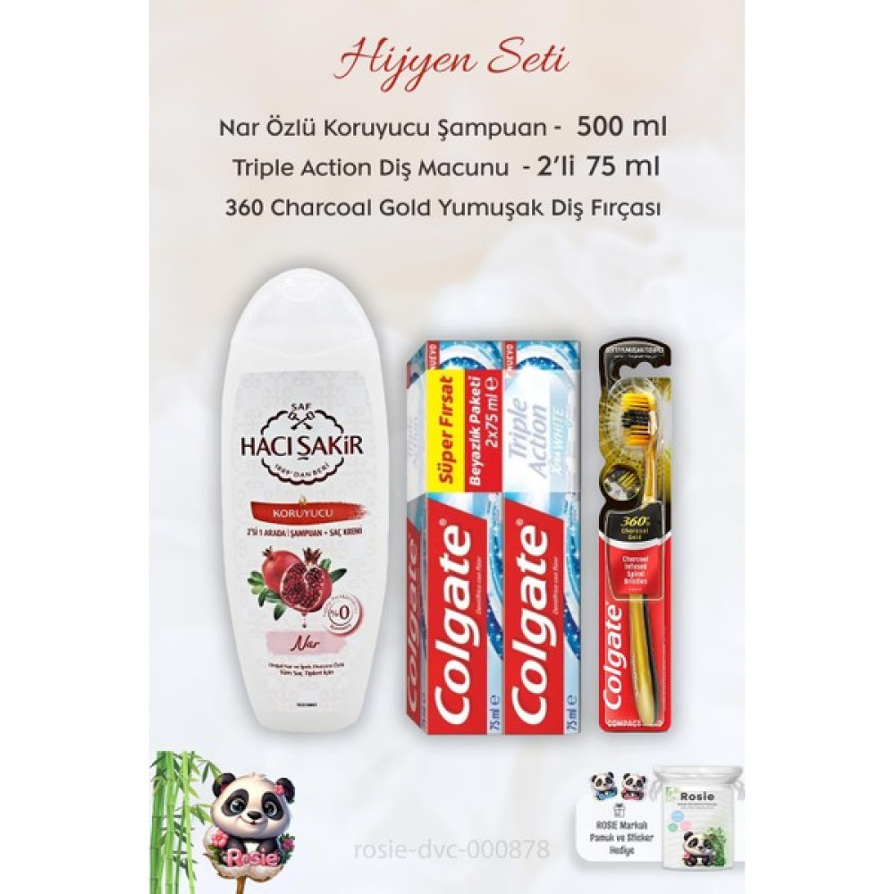 Colgate Extra White Diş Macunu 2 X 75 Ml, 360 Charcoal Diş Fırçası, H. Şakir Narlı Şampuan 500 Ml Oto Boyaları Fiyatı