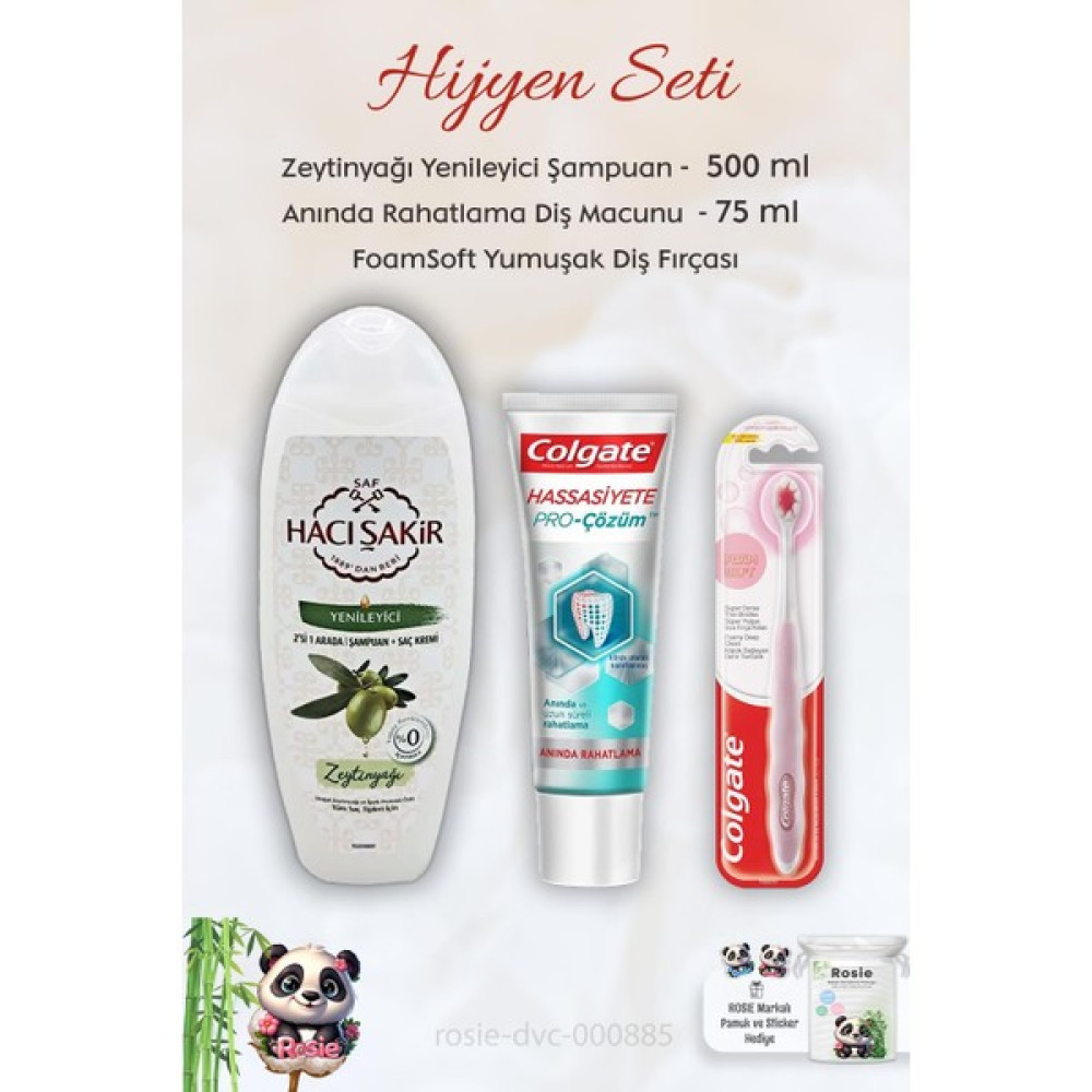 Colgate Hassasiyete Diş Macunu 75 Ml, Foamsoft Diş Fırçası, H. Şakir Zeytinyağlı Şampuan 500 Ml - 1 Oto Boyaları Fiyatı