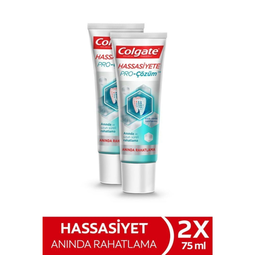 Colgate Hassasiyete Pro Çözüm Anında Rahatlama Diş Macunu 75 ml X 2 Adet Diş Macunları Fiyatı