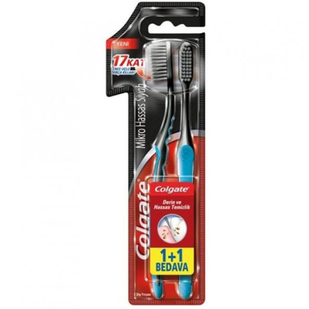 Colgate Mikroince Siyah Slim Soft 17X 2Li Fırça Kişisel Bakım Gereçleri Fiyatı