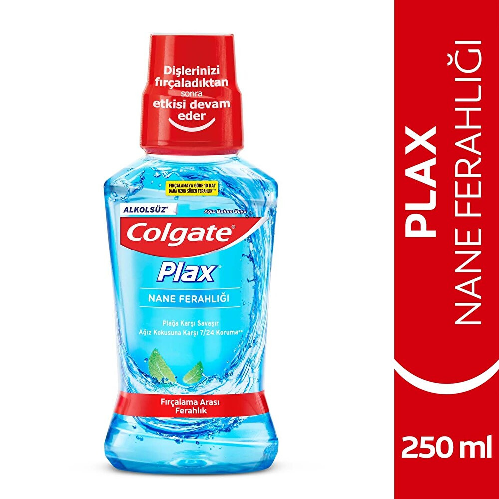 Colgate Plax Nane Ferahlığı Plağa Karşı Ağız Bakım Suyu 250 ml Ağız Gargara ve Spreyi Fiyatı
