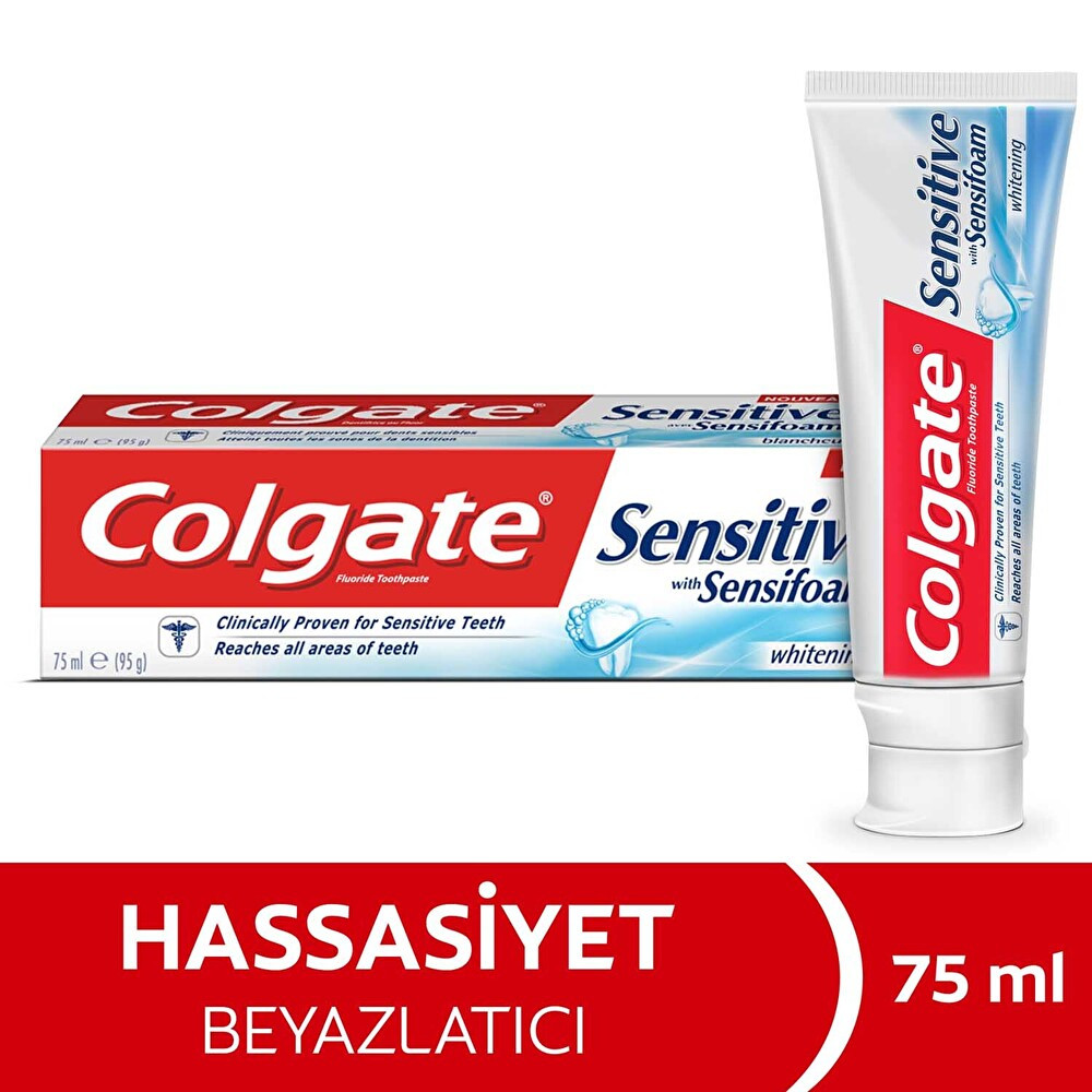 Colgate Sensitive Sensifoam Beyazlatıcı Diş Macunu 75 ml Diş Macunları Fiyatı