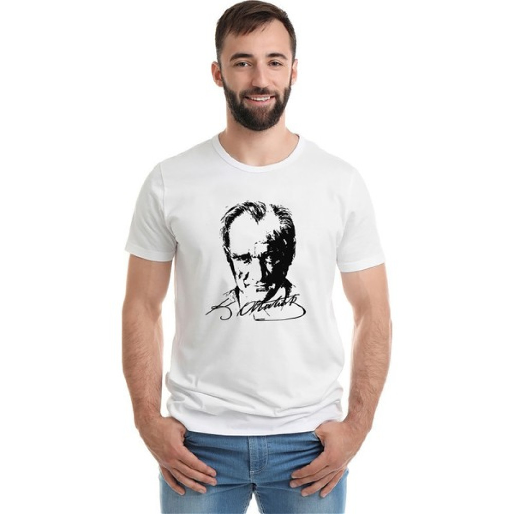 Collagee Atatürk 23 Nisan Baskılı Erkek Tshirt Erkek T-shirt Fiyatı