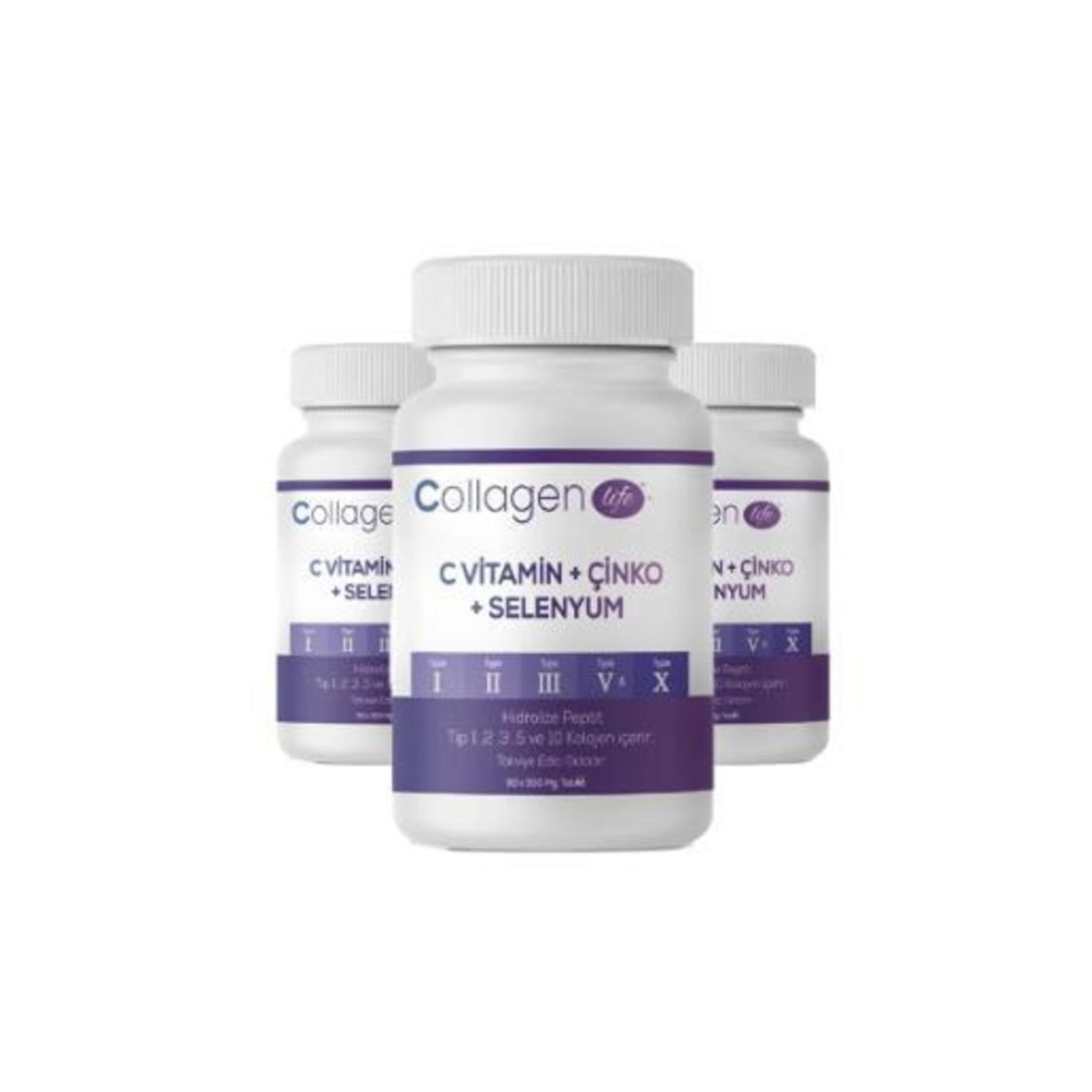 COLLAGEN LIFE 5 Tip Kolajen 90 Tablet X 3 Adet Sağlık Fiyatı