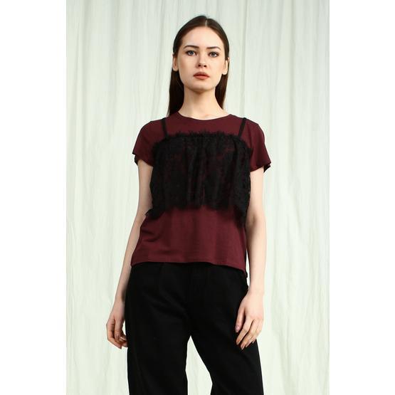 Collezione BGB1400005A80 Mürdüm Kadın T-shirt
