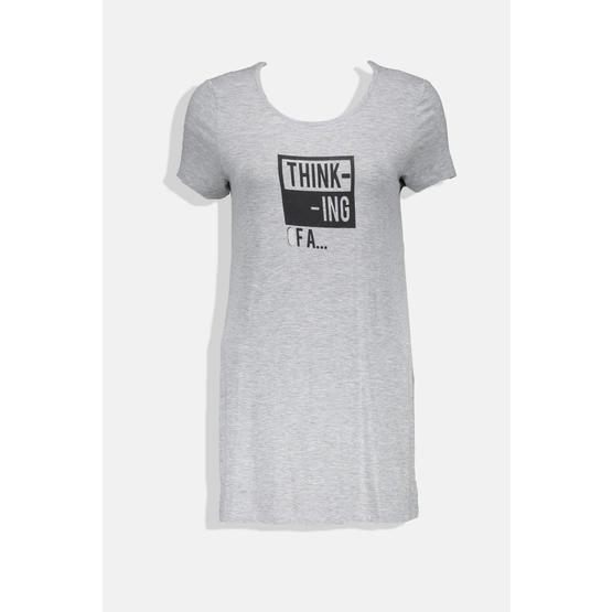 Collezione BGB1400028A02 Gri Kadın T-shirt