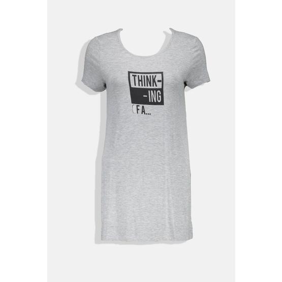 Collezione BGB1400028A02 Gri Kadın T-shirt
